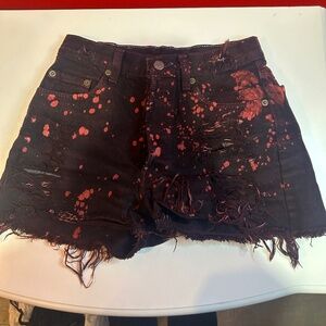 Levi’s Vintage Acid Wash High Waisted Shorts